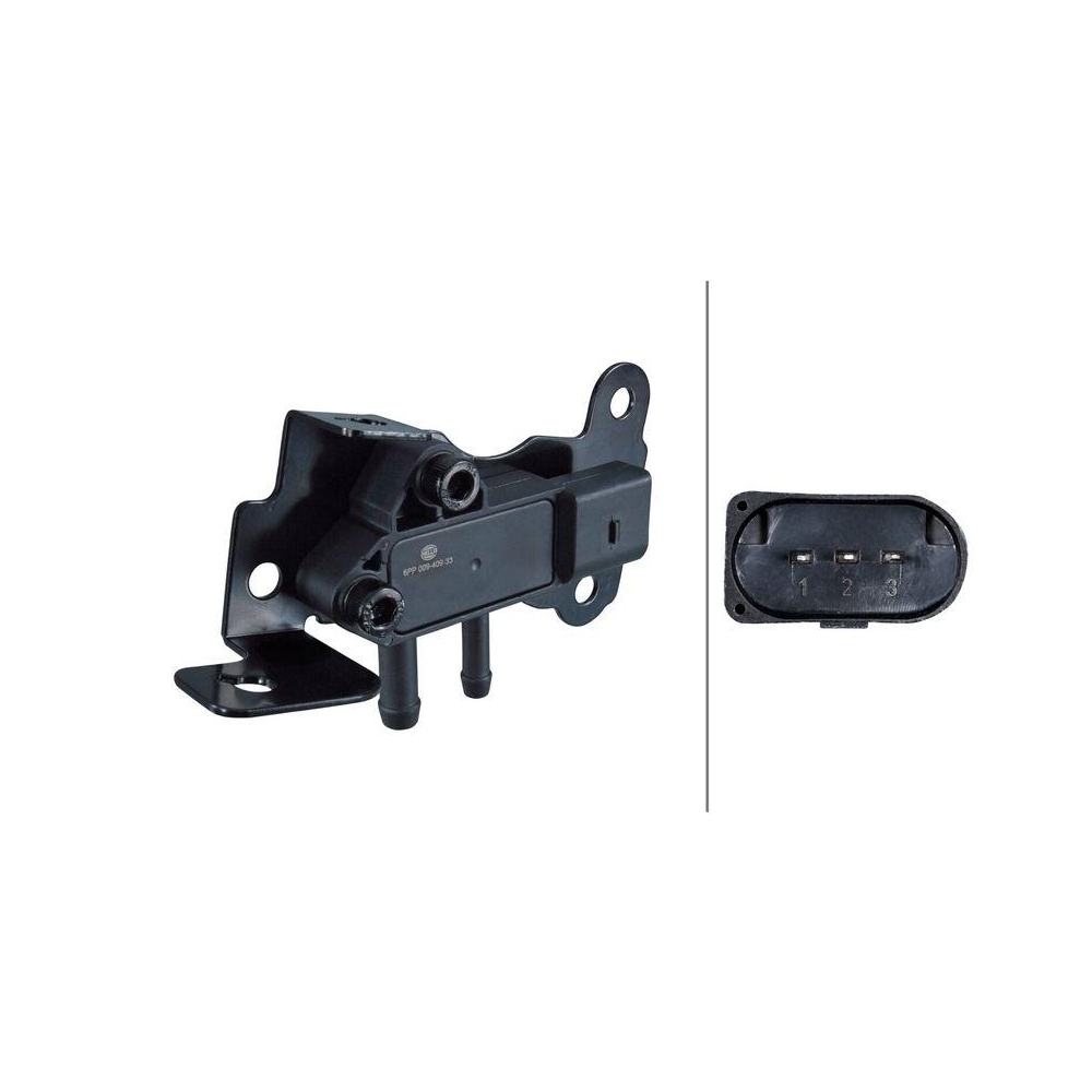 HELLA Sensor, Abgasdruck 6PP 009 409-331 für OPEL VAUXHALL CHEVROLET HITACHI