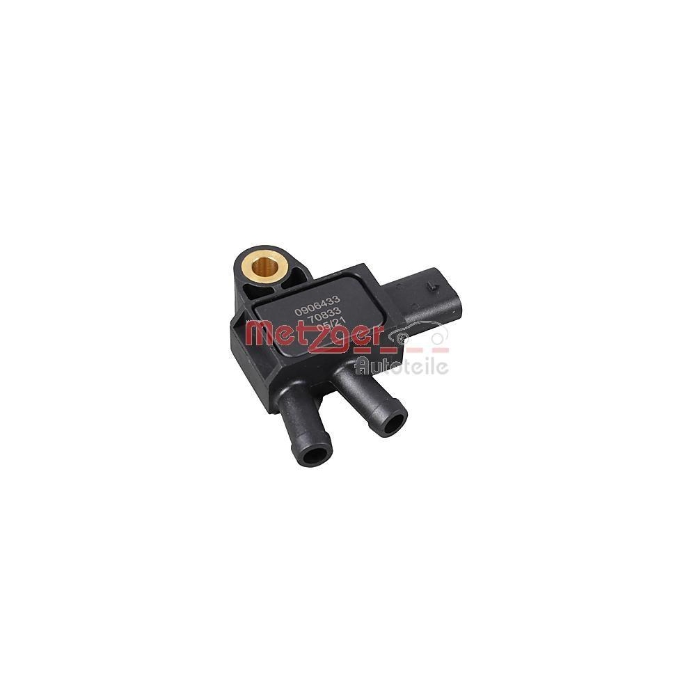 Sensor, Abgasdruck METZGER 0906433 GREENPARTS für MERCEDES-BENZ