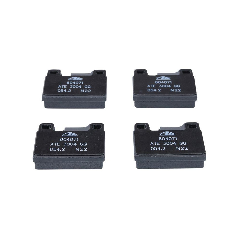 Bremsbelagsatz, Scheibenbremse ATE 13.0460-4071.2 f&uuml;r PORSCHE, Hinterachse