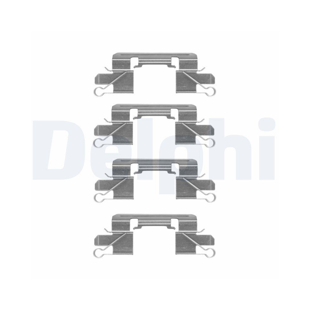 DELPHI LX0528 Zubeh&ouml;rsatz, Scheibenbremsbelag f&uuml;r, Vorderachse