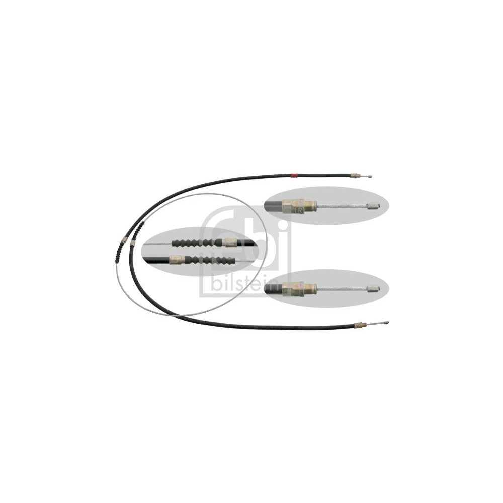 FEBI BILSTEIN Seilzug, Feststellbremse 17903 f&uuml;r CITRO&Euml;N FIAT PEUGEOT