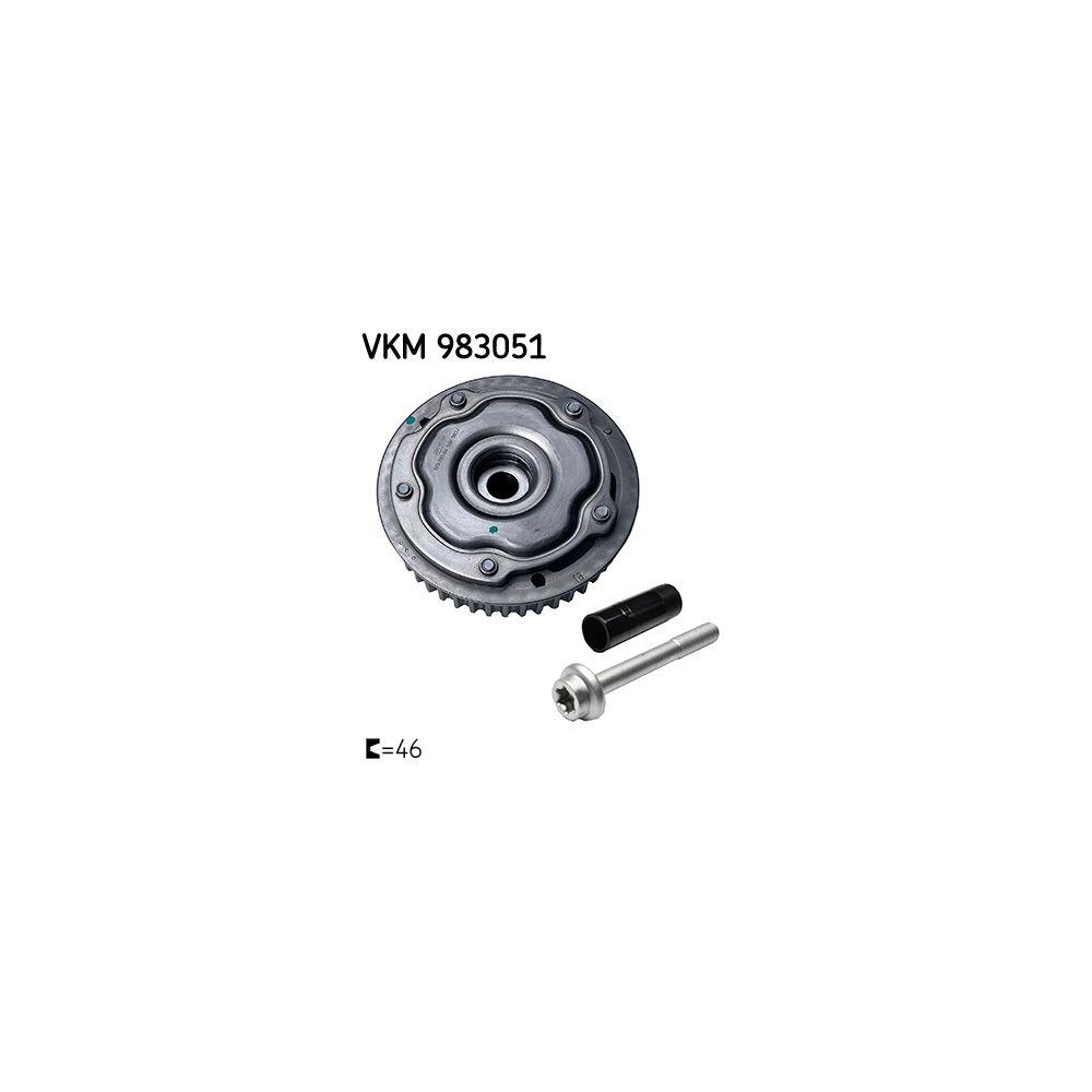 Nockenwellenversteller SKF VKM 983051 f&uuml;r LANCIA OPEL, Einlassseite
