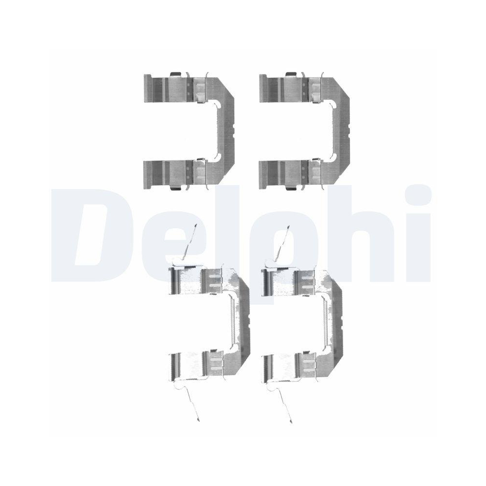 DELPHI LX0529 Zubeh&ouml;rsatz, Scheibenbremsbelag f&uuml;r, Vorderachse