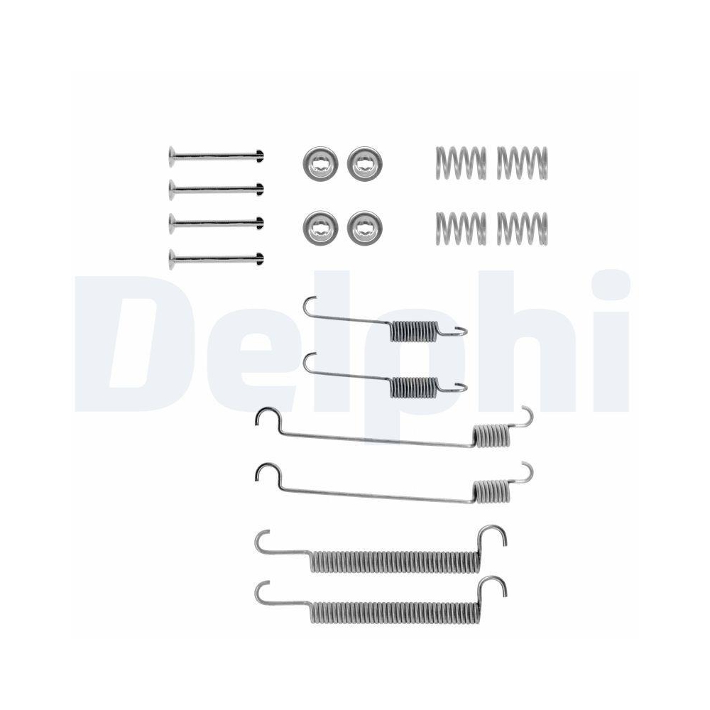 DELPHI LY1016 Zubeh&ouml;rsatz, Bremsbacken f&uuml;r PEUGEOT RENAULT, Hinterachse