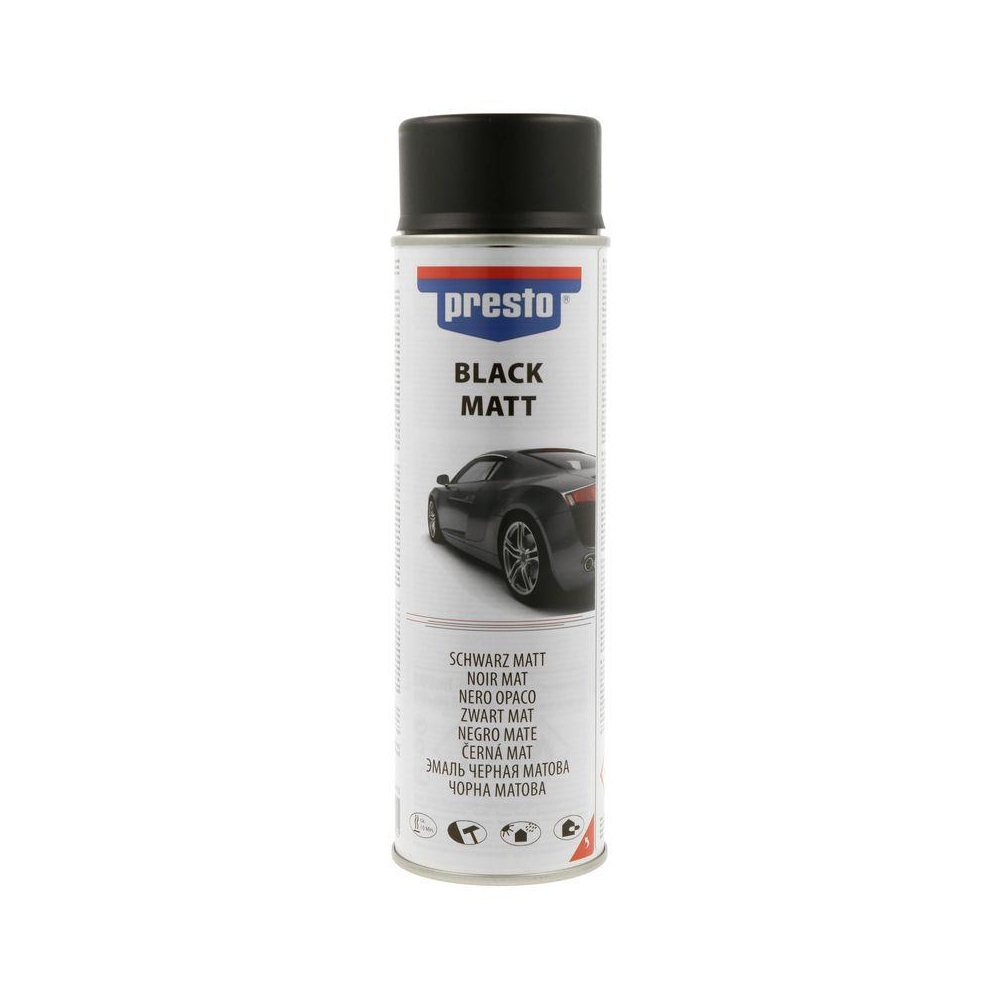 Fahrzeuglack PRESTO 428955 Universal schwarz matt 500 ml für