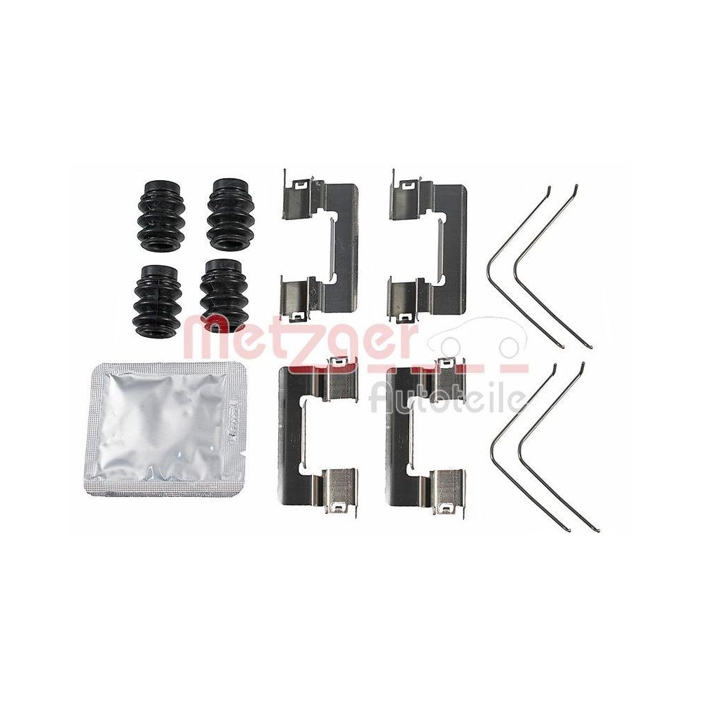 Zubeh&ouml;rsatz, Scheibenbremsbelag METZGER 109-0163 GREENPARTS f&uuml;r, Vorderachse