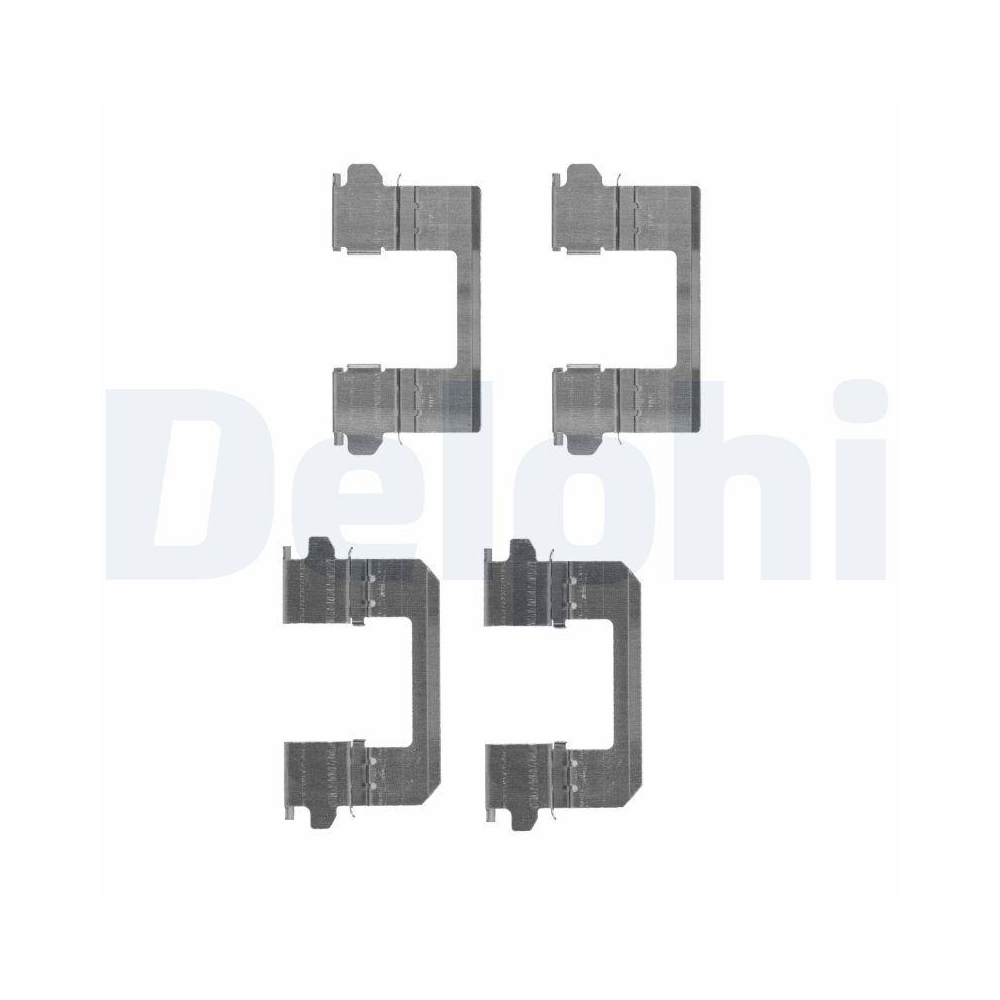 DELPHI LX0530 Zubeh&ouml;rsatz, Scheibenbremsbelag f&uuml;r, Vorderachse