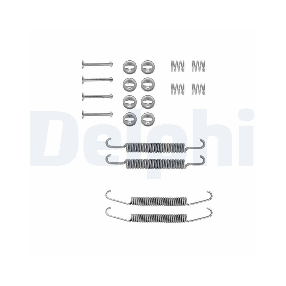 DELPHI LY1017 Zubeh&ouml;rsatz, Bremsbacken f&uuml;r, Hinterachse, Vorderachse