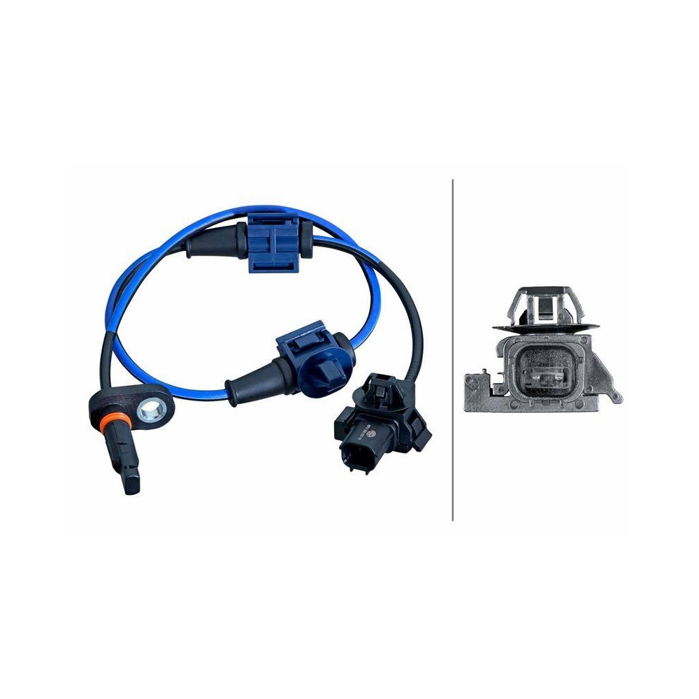 HELLA Sensor, Raddrehzahl 6PU 358 251-151 f&uuml;r HONDA, Hinterachse
