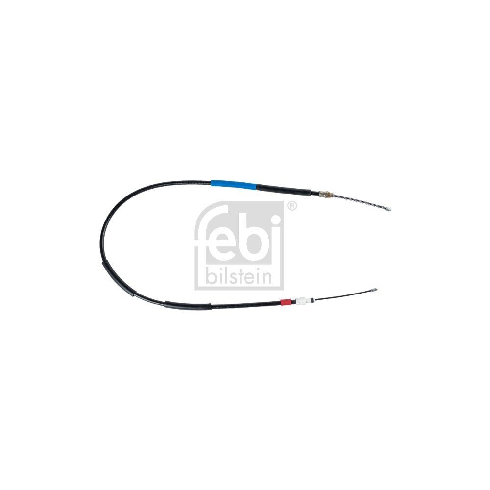 FEBI BILSTEIN Seilzug, Feststellbremse 17905 f&uuml;r PEUGEOT, hinten links