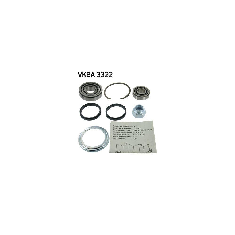 Radlagersatz SKF VKBA 3322 für DAIHATSU ISUZU HOLDEN, Vorderachse