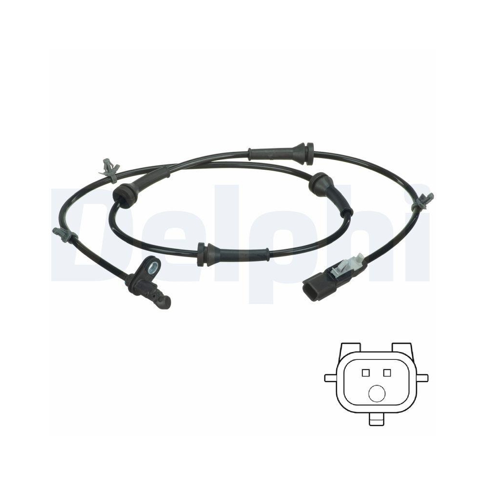 DELPHI SS20676 Sensor, Raddrehzahl f&uuml;r NISSAN, Hinterachse