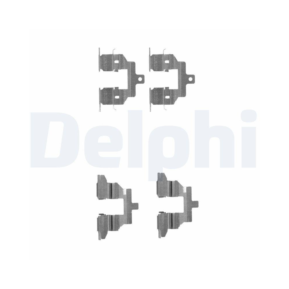 DELPHI LX0531 Zubeh&ouml;rsatz, Scheibenbremsbelag f&uuml;r, Hinterachse