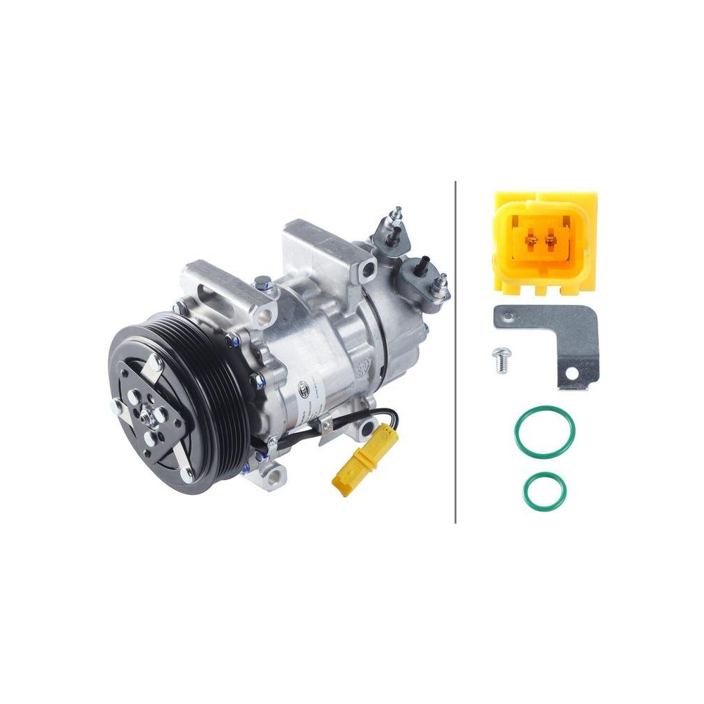 HELLA Kompressor, Klimaanlage 8FK 366 200-121 >>> Easy2Fit <<< f&uuml;r CITRO&Euml;N FIAT