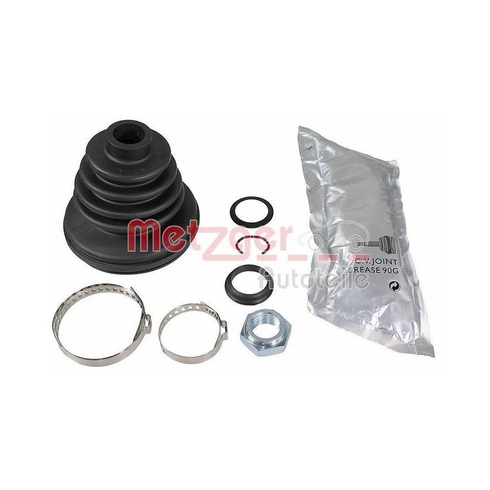 Faltenbalgsatz, Antriebswelle METZGER 751.009 f&uuml;r VW VAG, Hinterachse, radseitig