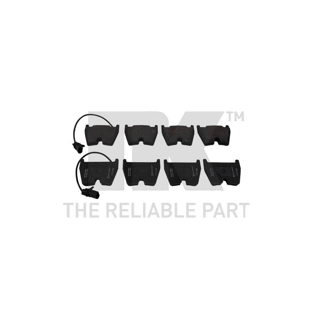 Bremsbelagsatz, Scheibenbremse NK 224785 f&uuml;r AUDI SEAT SKODA VW, Vorderachse