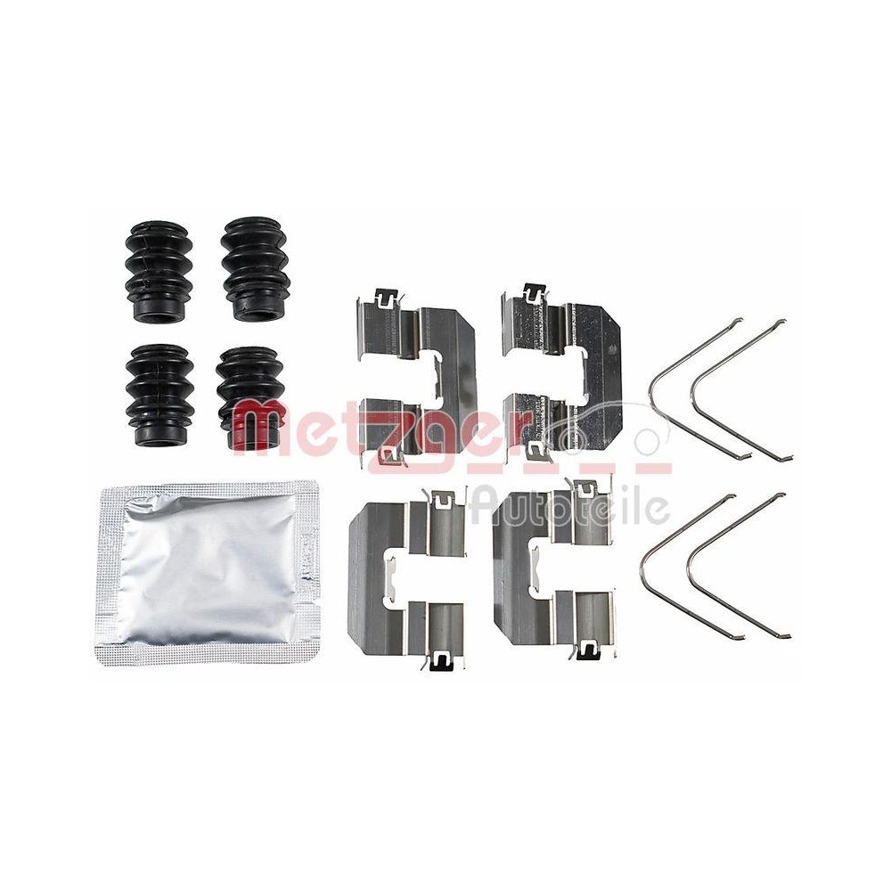 Zubeh&ouml;rsatz, Scheibenbremsbelag METZGER 109-0165 GREENPARTS f&uuml;r, Hinterachse