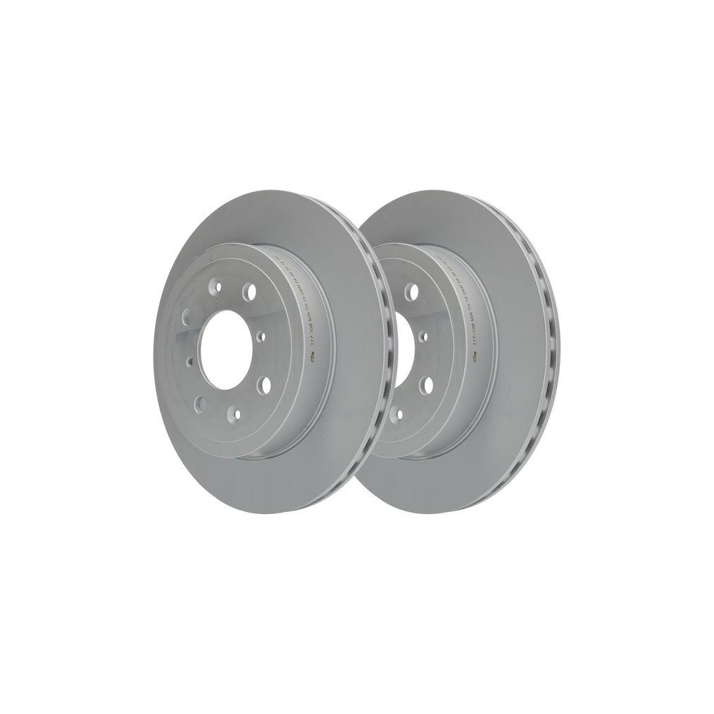 Bremsscheibe ATE 24.0117-0106.1 f&uuml;r OPEL SUBARU SUZUKI VAUXHALL, Vorderachse