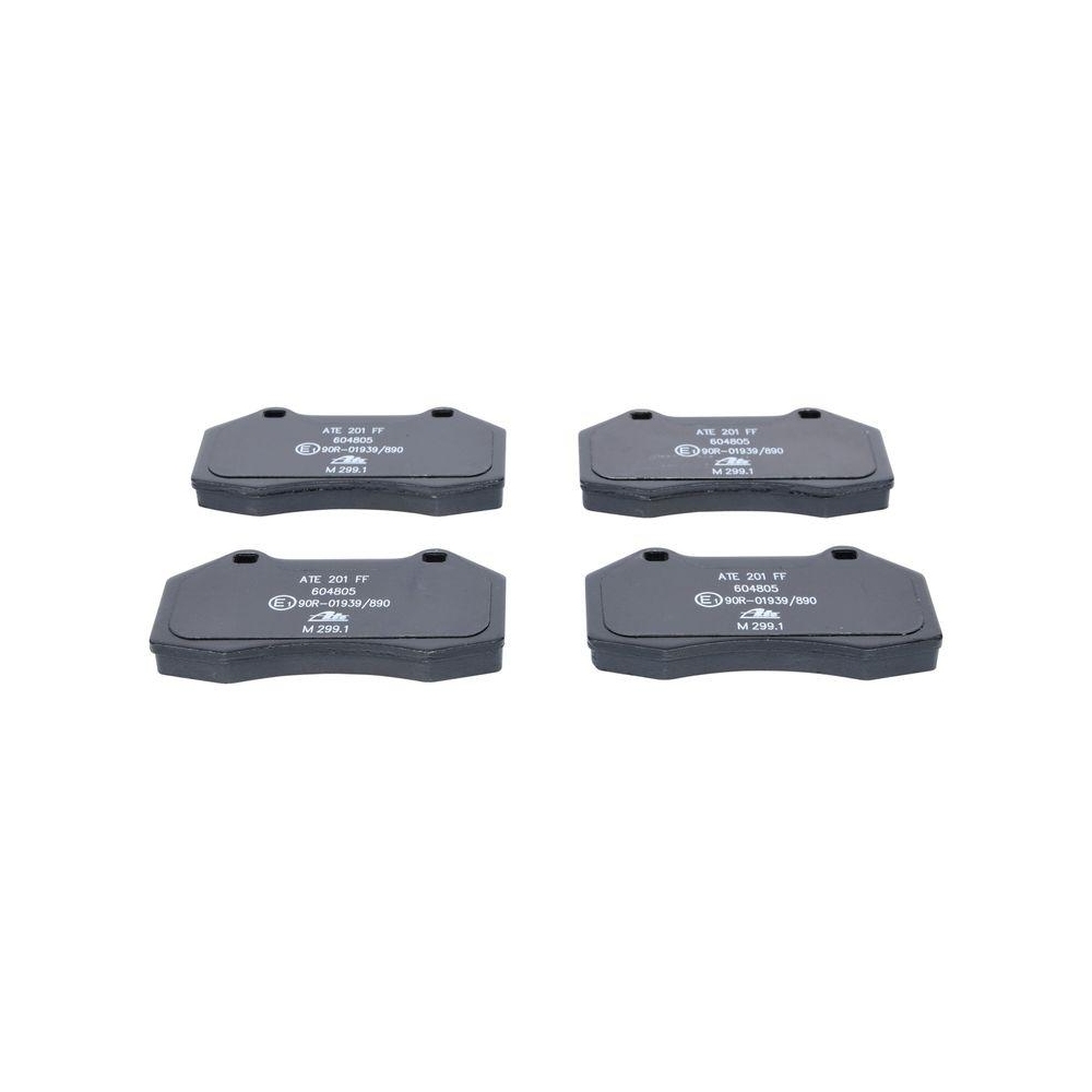 Bremsbelagsatz, Scheibenbremse ATE 13.0460-4805.2 f&uuml;r RENAULT, Vorderachse