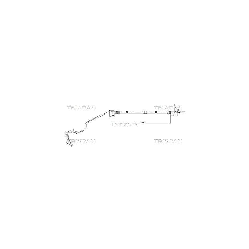 Hydraulikschlauch, Lenkung TRISCAN 8516 16001 f&uuml;r FORD