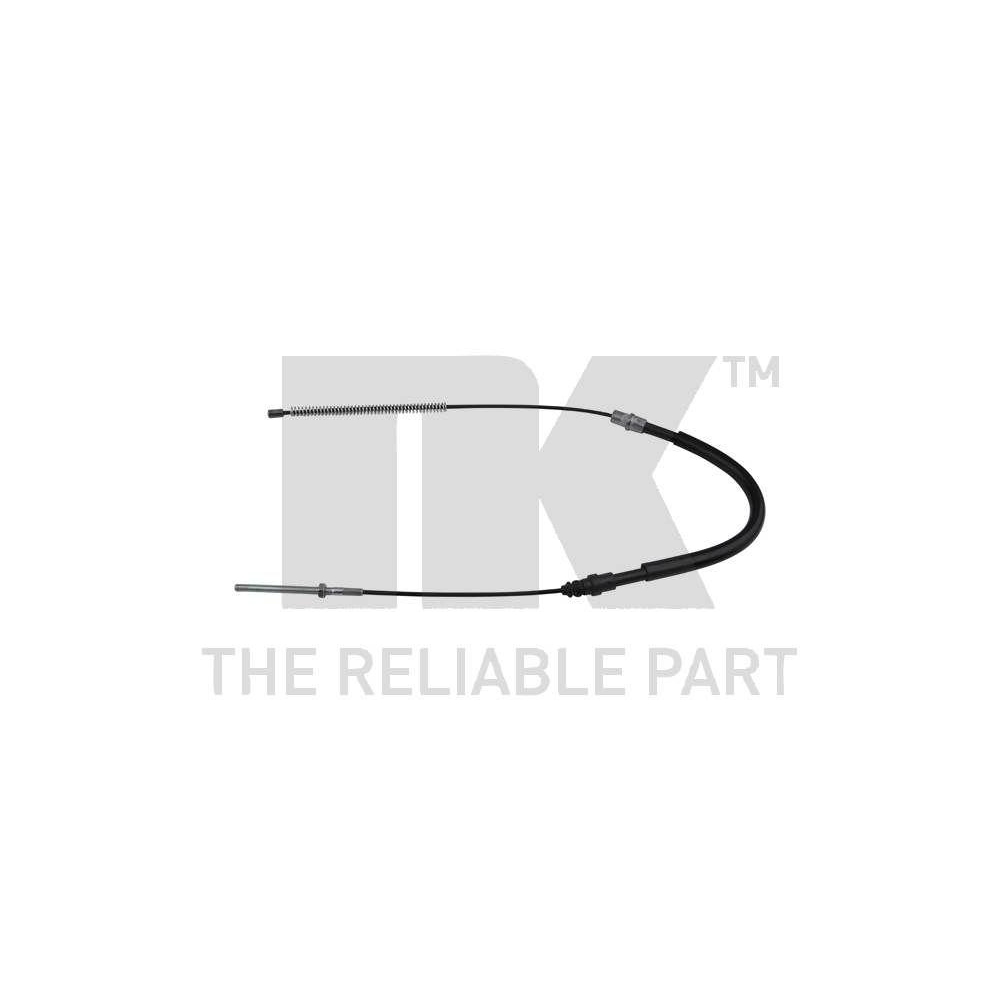 Seilzug, Feststellbremse NK 903746 f&uuml;r PEUGEOT, hinten, hinten links, links