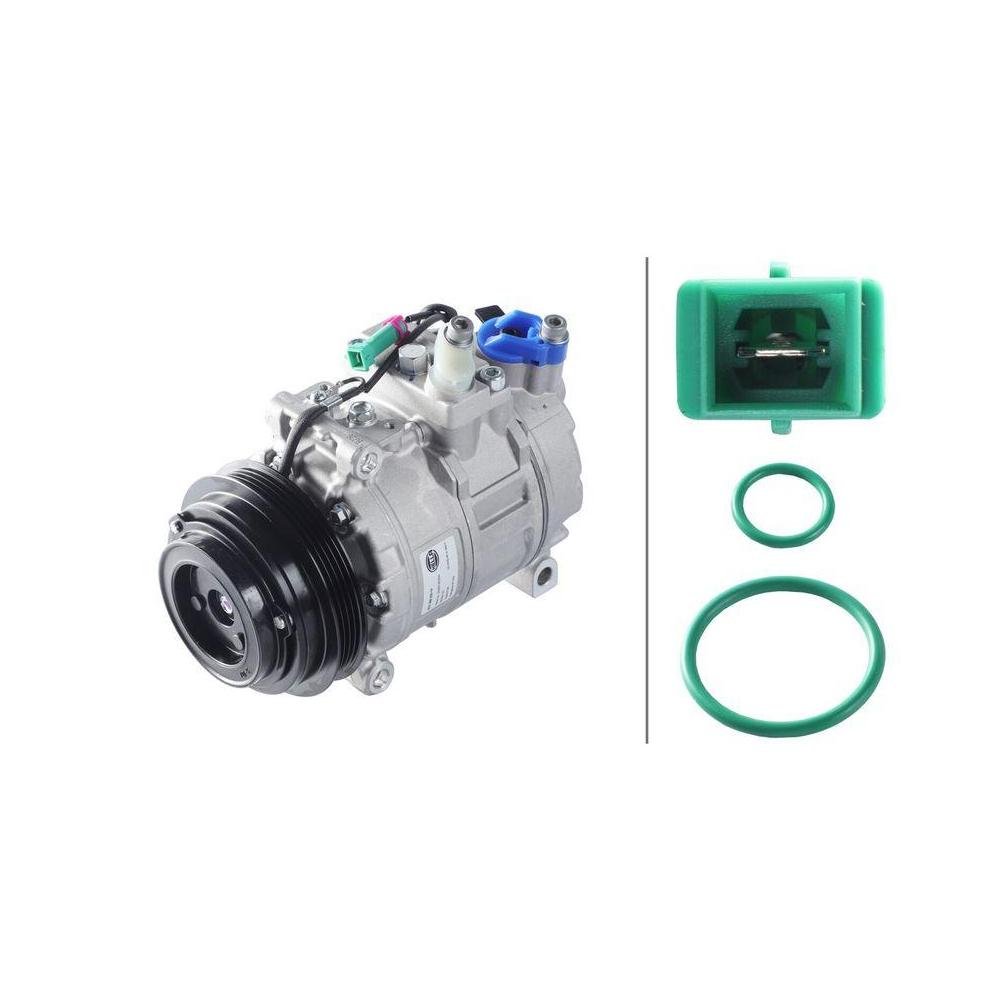 HELLA Kompressor, Klimaanlage 8FK 366 200-141 >>> Easy2Fit <<< f&uuml;r AUDI SEAT VW