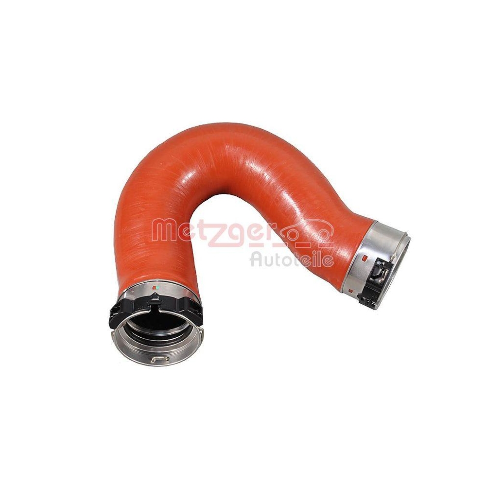 Ladeluftschlauch METZGER 2400737 f&uuml;r MERCEDES-BENZ, Ladeluftk&uuml;hler, rechts