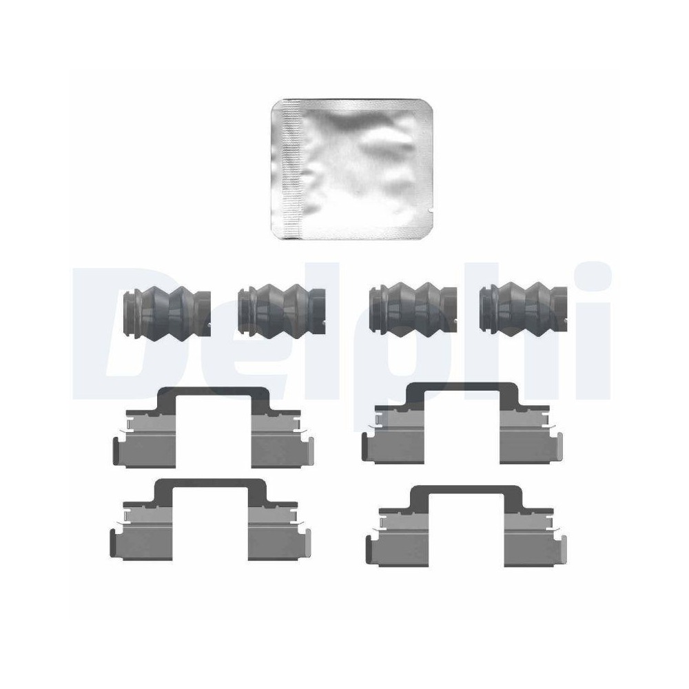 DELPHI LX0769 Zubeh&ouml;rsatz, Scheibenbremsbelag f&uuml;r, Vorderachse