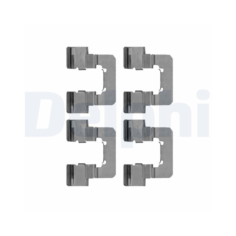 DELPHI LX0534 Zubeh&ouml;rsatz, Scheibenbremsbelag f&uuml;r, Hinterachse
