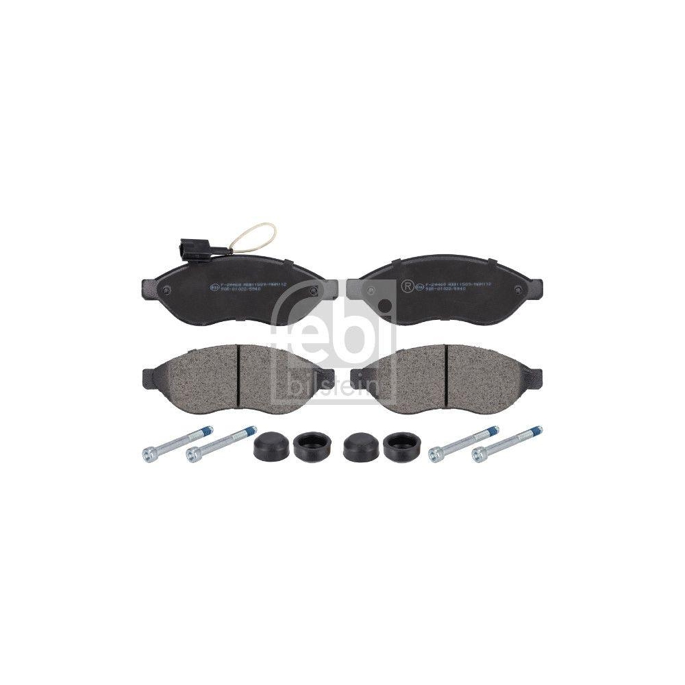 FEBI BILSTEIN Bremsbelagsatz, Scheibenbremse 16716 f&uuml;r CITRO&Euml;N FIAT PEUGEOT