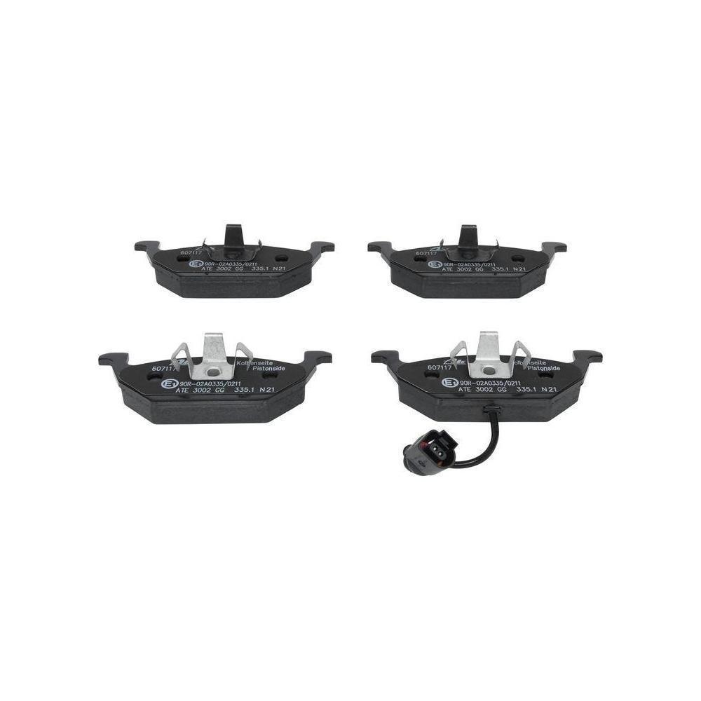 Bremsbelagsatz, Scheibenbremse ATE 13.0460-7117.2 f&uuml;r SEAT SKODA VAG