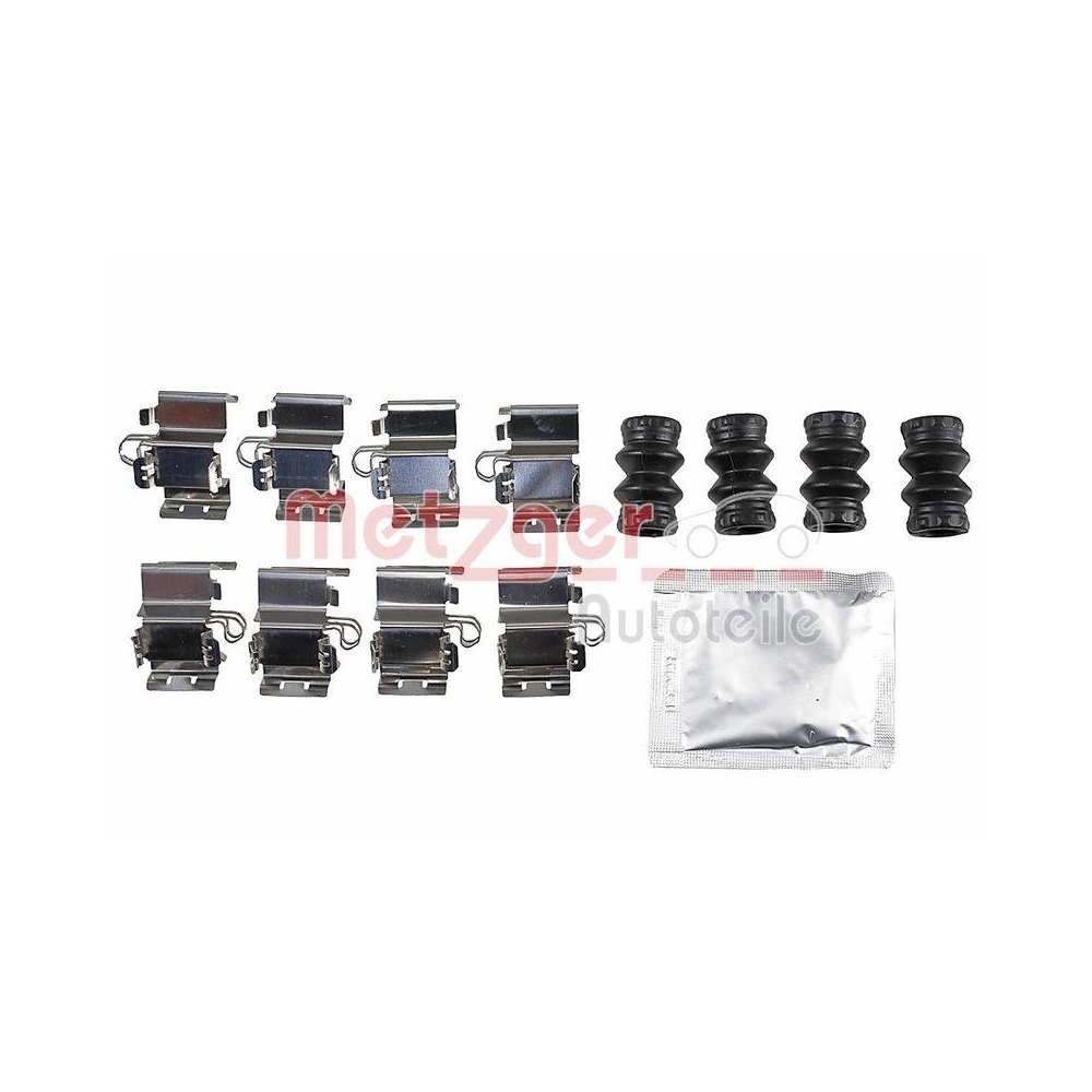 Zubeh&ouml;rsatz, Scheibenbremsbelag METZGER 109-0168 f&uuml;r, Hinterachse, Vorderachse