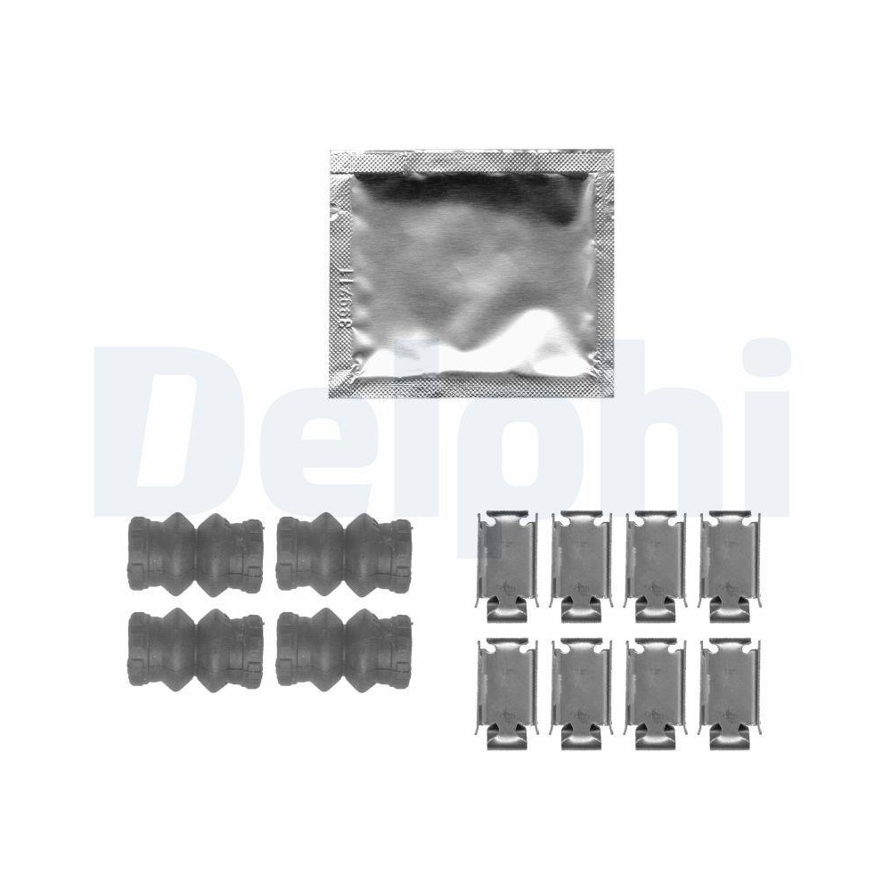 DELPHI LX0535 Zubeh&ouml;rsatz, Scheibenbremsbelag f&uuml;r, Vorderachse