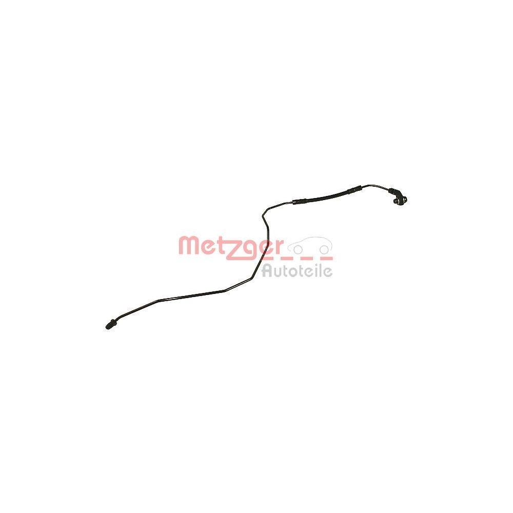 Bremsschlauch METZGER 4119366 f&uuml;r VAG, Hinterachse links, am Bremssattel