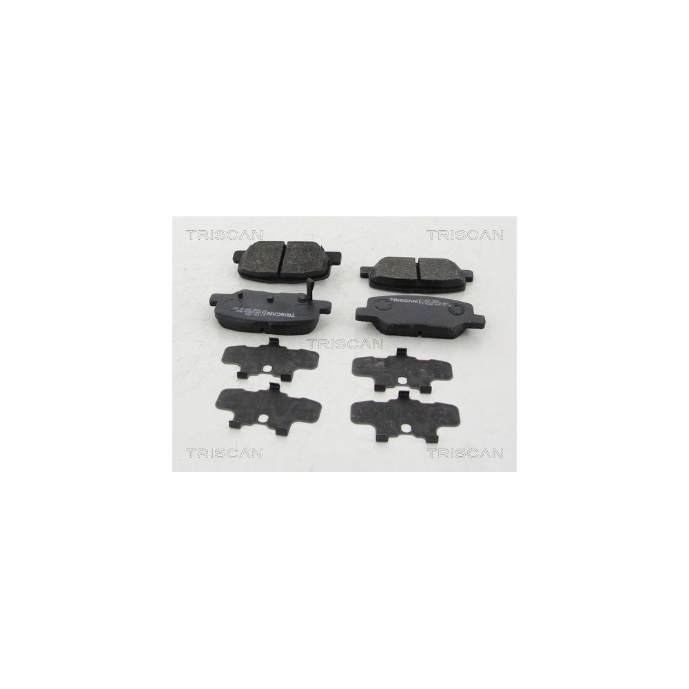 Bremsbelagsatz, Scheibenbremse TRISCAN 8110 10601 f&uuml;r CITRO&Euml;N MAZDA MITSUBISHI