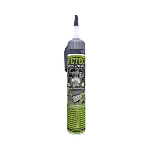 PETEC 6x 97620 Hochtemperatur Silikondichtung MATIC Grau 200 ml Fl&uuml;ssigdichtung
