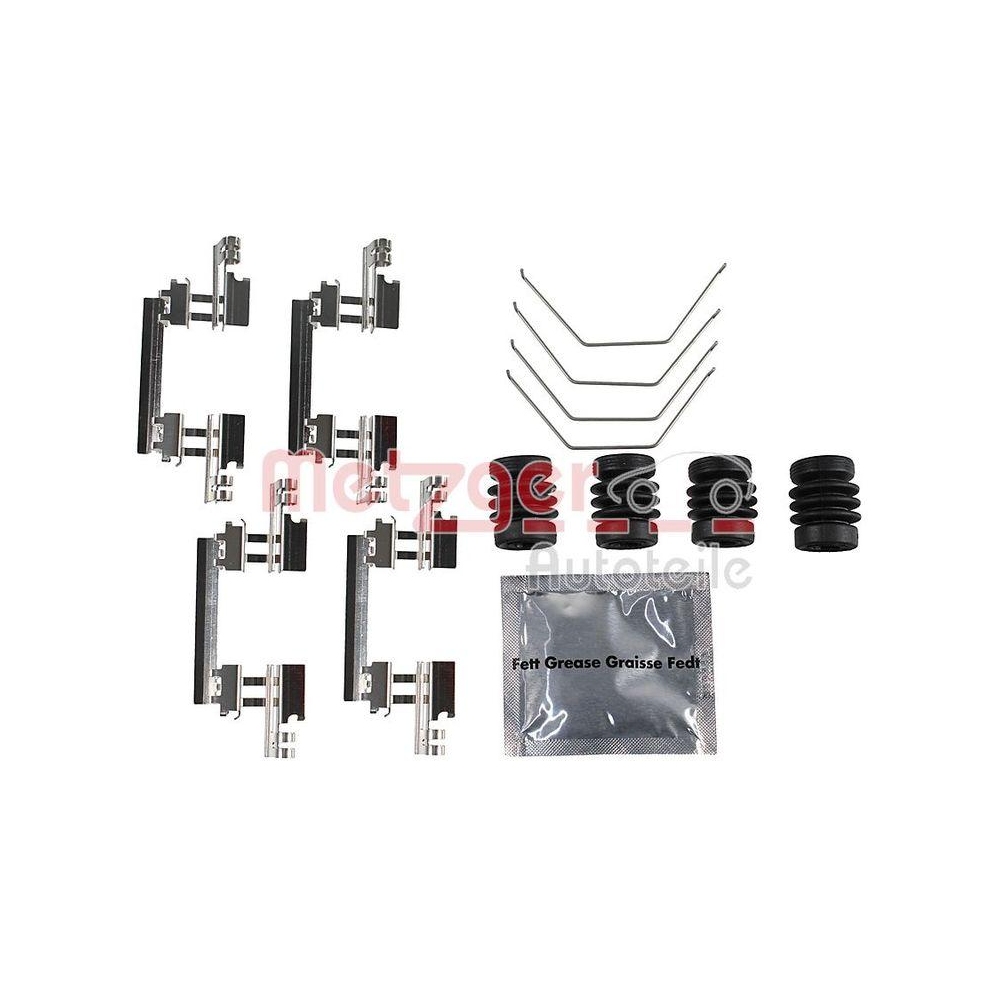 Zubeh&ouml;rsatz, Scheibenbremsbelag METZGER 109-0170 GREENPARTS f&uuml;r, Vorderachse