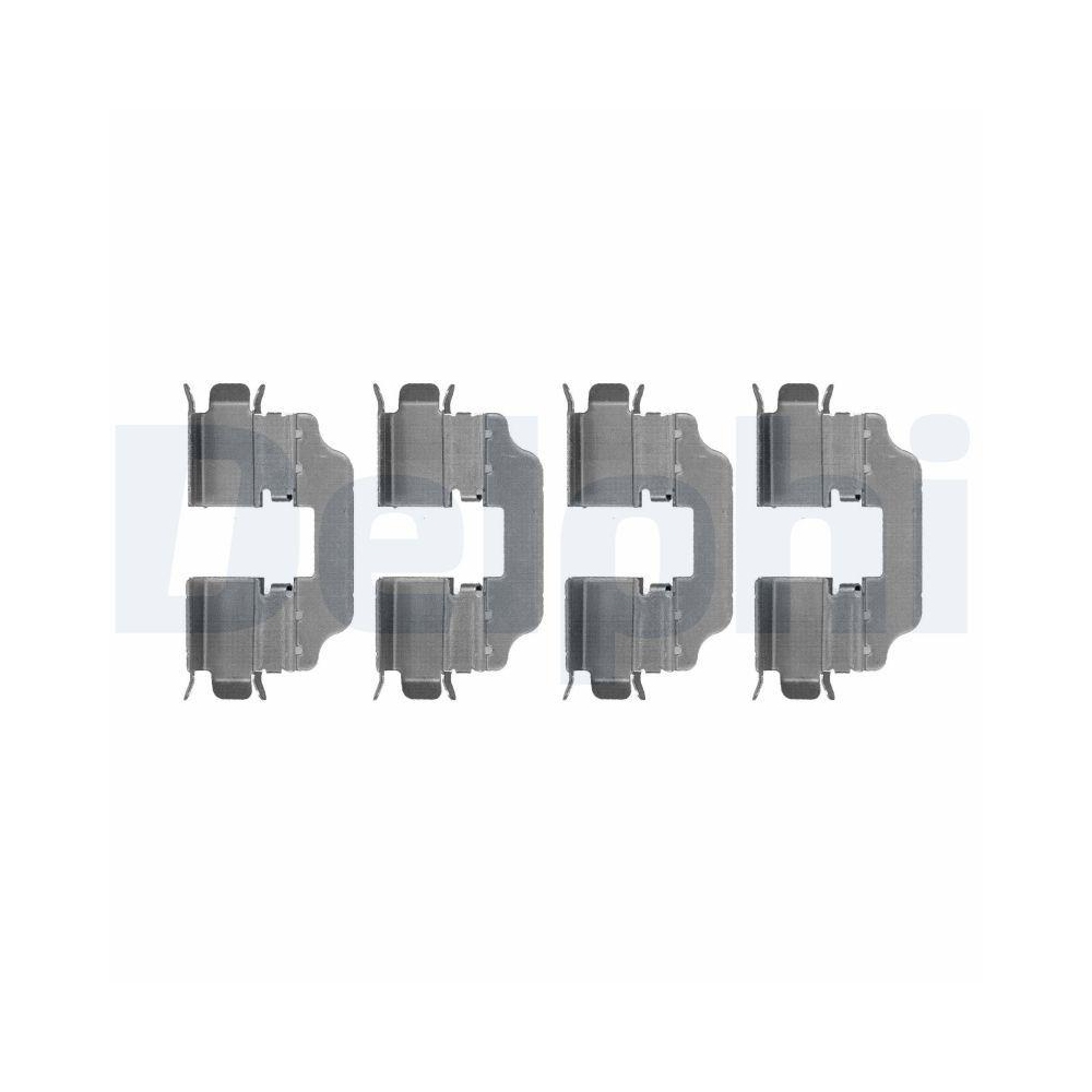 DELPHI LX0537 Zubeh&ouml;rsatz, Scheibenbremsbelag f&uuml;r RENAULT, Hinterachse