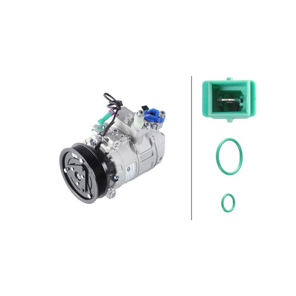 HELLA Kompressor, Klimaanlage 8FK 366 200-181 >>> Easy2Fit <<< f&uuml;r AUDI PORSCHE
