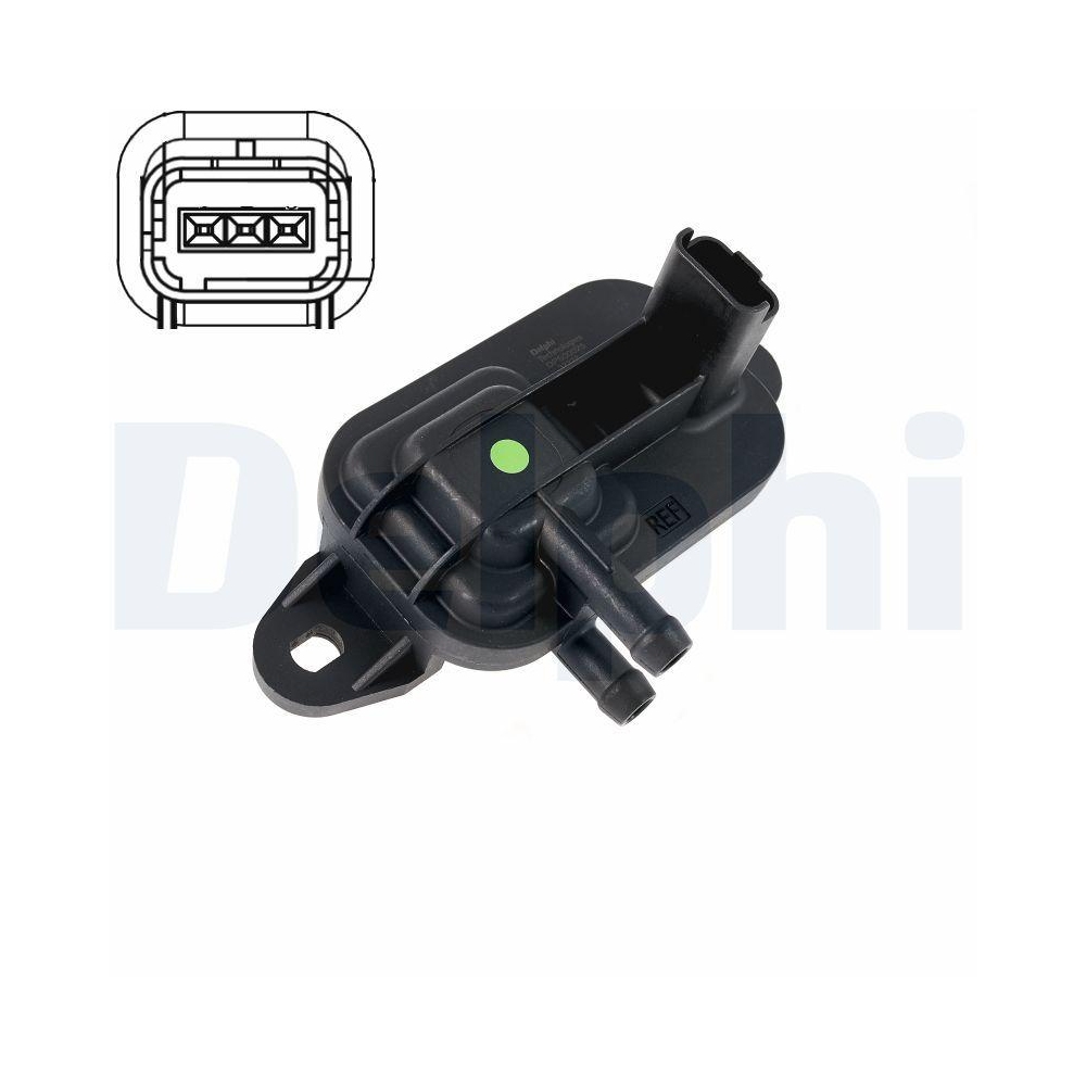 DELPHI DPS00025-12B1 Sensor, Abgasdruck f&uuml;r CITRO&Euml;N FIAT IVECO PEUGEOT