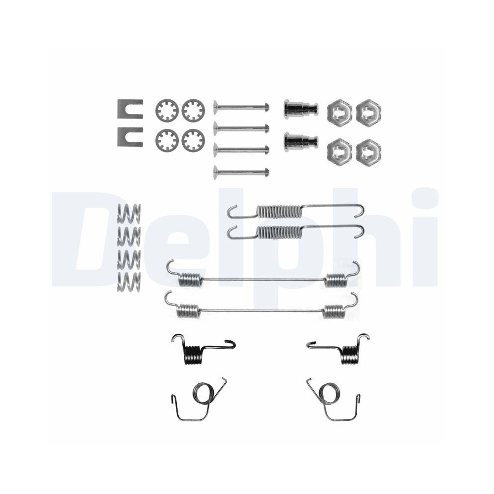 DELPHI LY1040 Zubeh&ouml;rsatz, Bremsbacken f&uuml;r CITRO&Euml;N PEUGEOT RENAULT, Hinterachse