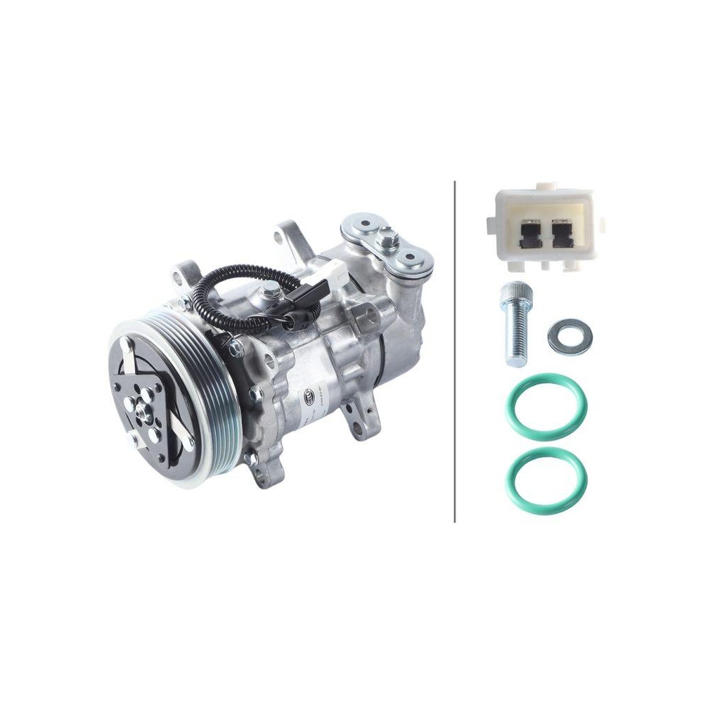 HELLA Kompressor, Klimaanlage 8FK 366 200-191 >>> Easy2Fit <<< f&uuml;r CITRO&Euml;N