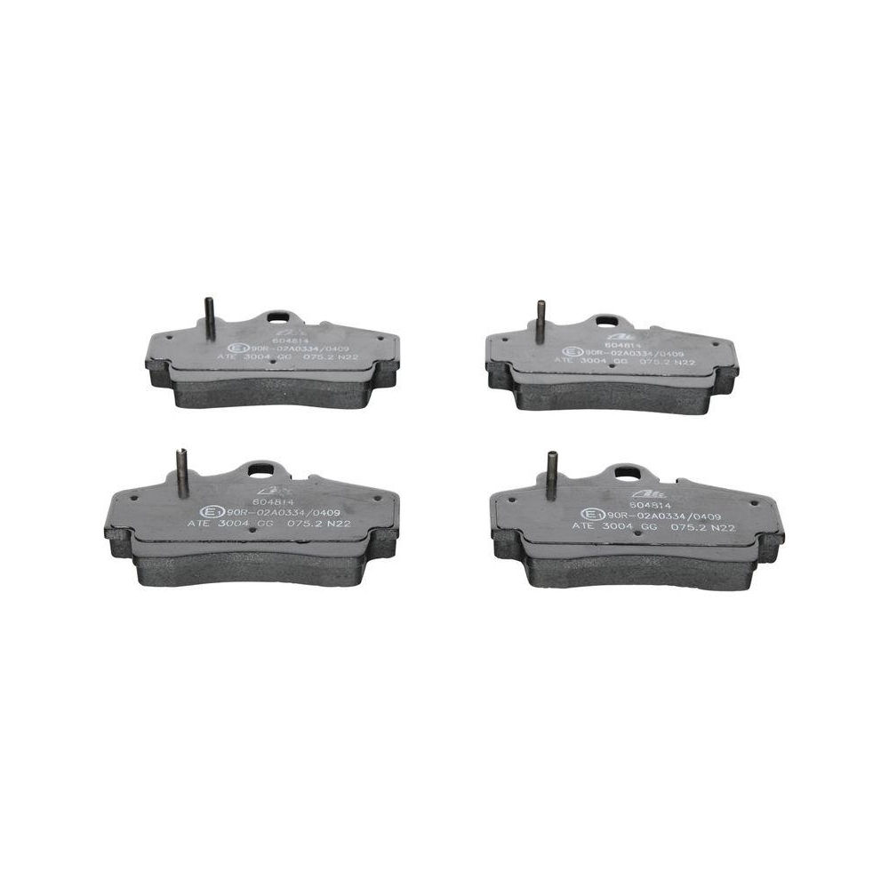 Bremsbelagsatz, Scheibenbremse ATE 13.0460-4814.2 f&uuml;r PORSCHE, Vorderachse