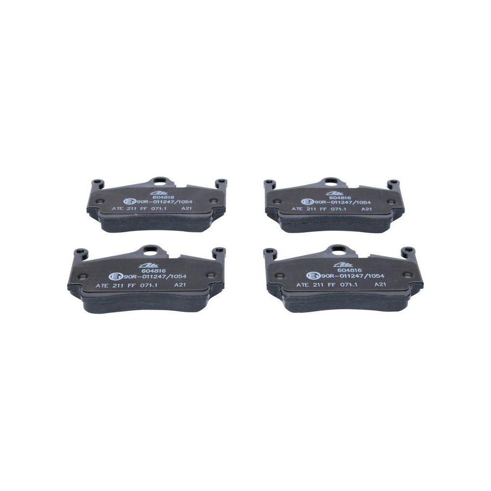 Bremsbelagsatz, Scheibenbremse ATE 13.0460-4816.2 f&uuml;r PORSCHE, Hinterachse