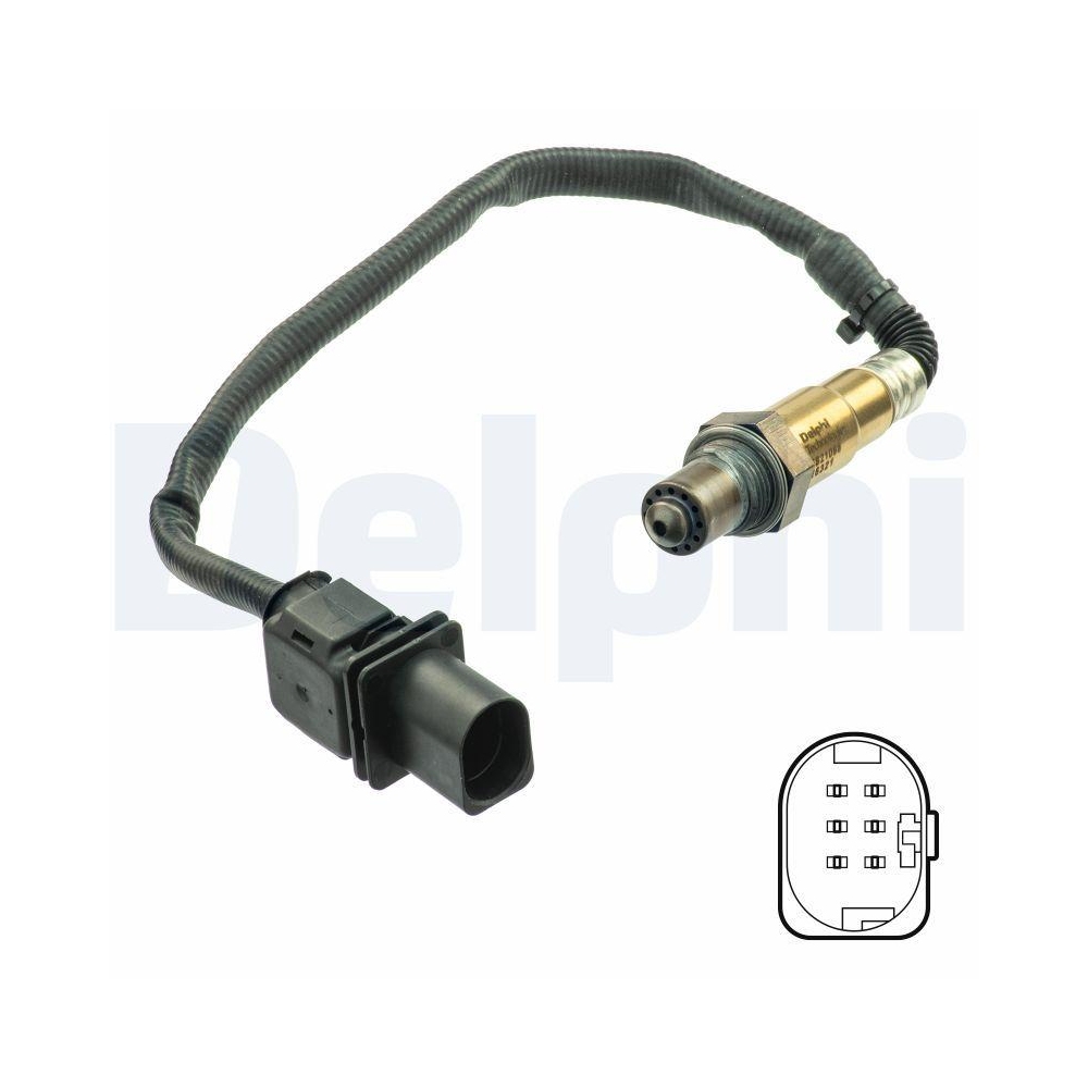 DELPHI ES21098-12B1 Lambdasonde f&uuml;r CITRO&Euml;N PEUGEOT, vor Katalysator