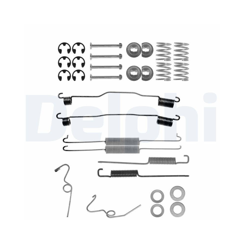 DELPHI LY1044 Zubeh&ouml;rsatz, Bremsbacken f&uuml;r, Hinterachse