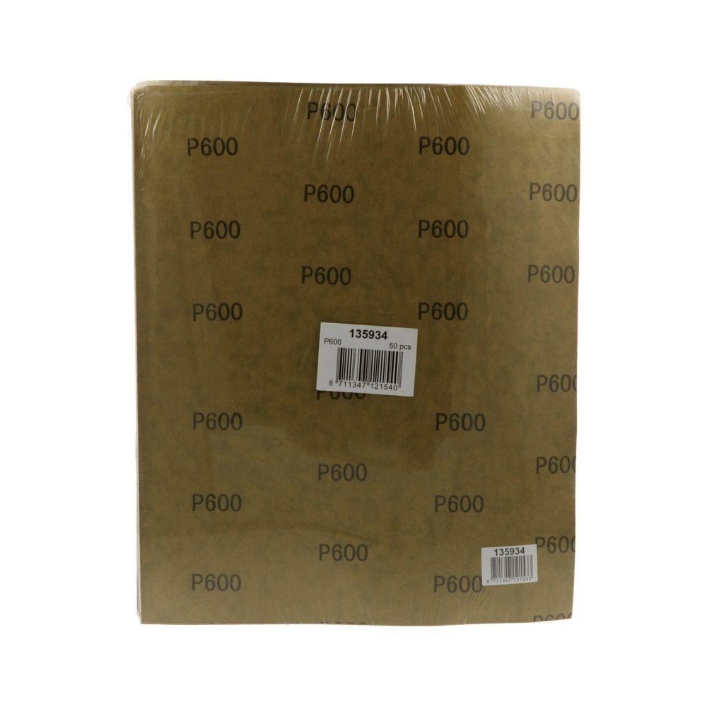 Schleifpapier PRESTO 135934 Schleifpapier nass P600 230 x 280 mm für
