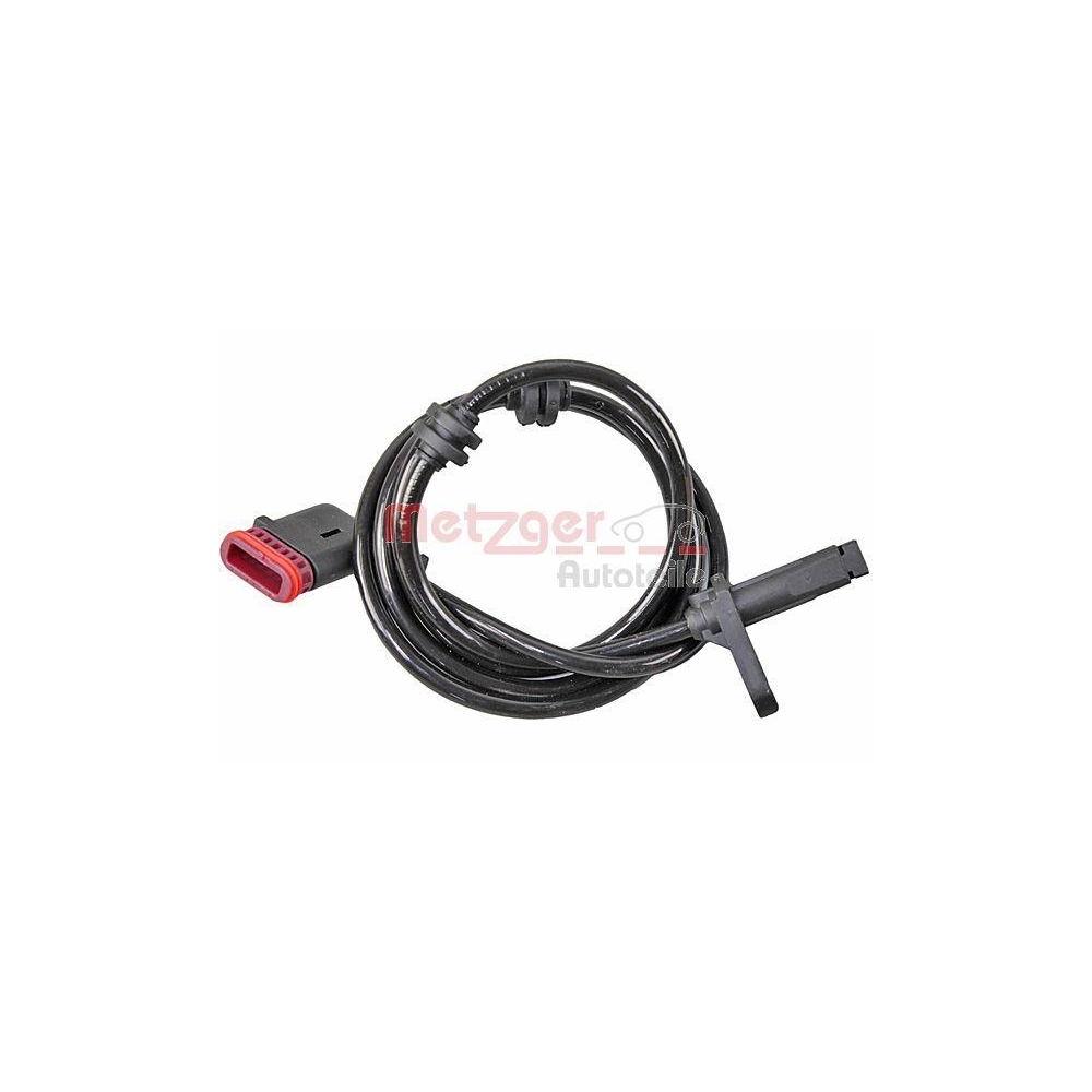 Sensor, Raddrehzahl METZGER 09001470 f&uuml;r MERCEDES-BENZ, Hinterachse