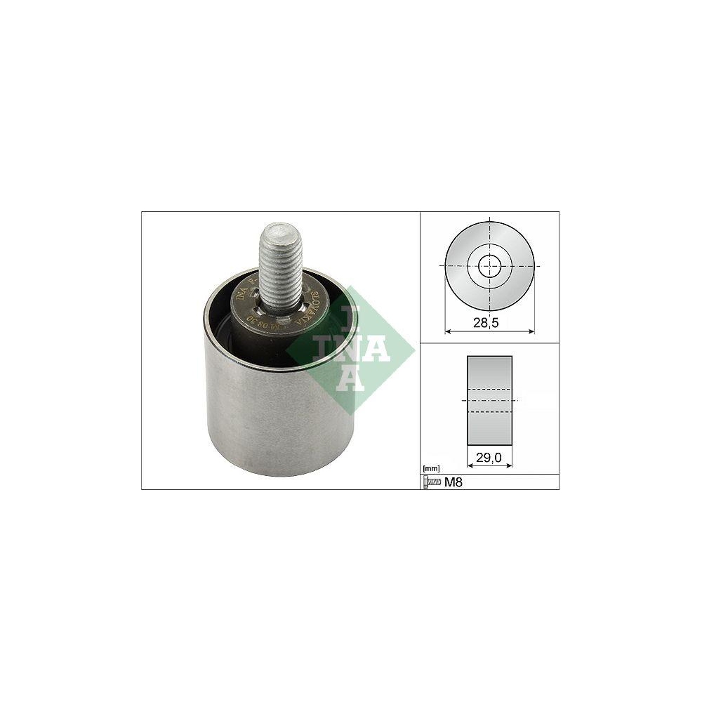 Umlenk-/F&uuml;hrungsrolle, Zahnriemen Schaeffler INA 532 0661 10 f&uuml;r FIAT OPEL