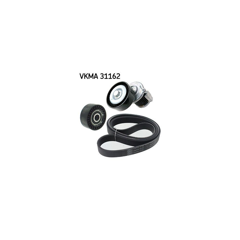 Keilrippenriemensatz SKF VKMA 31162 f&uuml;r AUDI SEAT SKODA VW